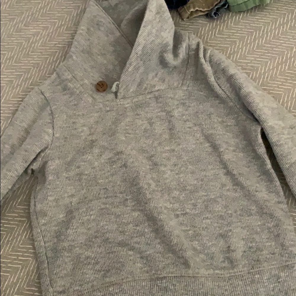 Gray sweater